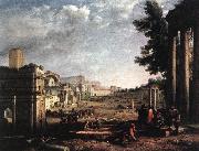 Claude Lorrain The Campo Vaccino, Rome dfg painting